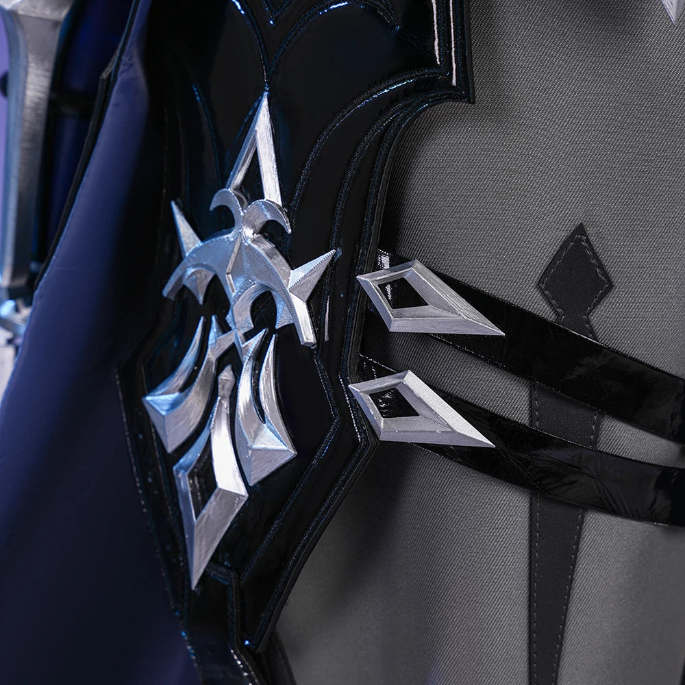 Genshin Impact Kyryll Chudomirovich Flins Cosplay Costume Wig Uniform Outfit Carnival Halloween Party for Women Men Role Play