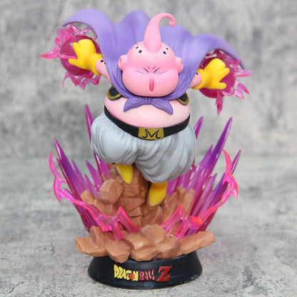 Dragon Ball Majin Buu Glowing Anime Statue - Pvc Collectible Figure Desktop Decoration Ornaments Kid Birthday Gift Toy 19cm