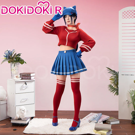 IN STOCK Mita Cosplay Costume Game MiSide【S-3XL】DokiDoki-R Women Cute Dress Uniform Mita Cosplay Halloween Plus Size