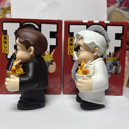 Fried Chicken Godfather's Anime Figure KFC Colonel's Grandpa Toys Action Figurine PVC Statue Model Desk Collection Decor Gifts