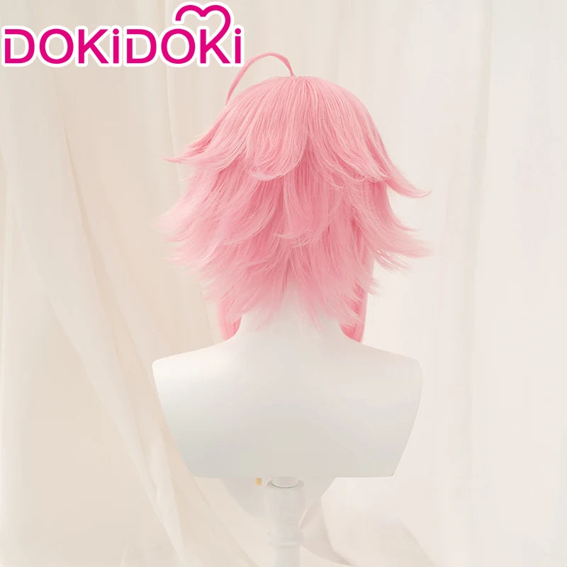 IN STOCK DokiDoki Game Ensemble Stars 2 Branco Cosplay Tori Himemiya Pink Short Wig Ensemble Stars 2 Branco Tori Himemiya