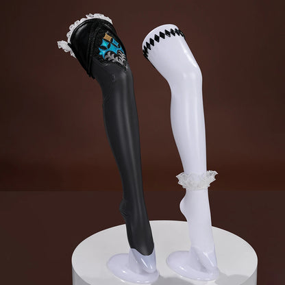 Honkai Star Rail Cerydra Cosplay Costume Wig Dress Uniform Crown Wings Headwear Halloween Party for Women Girls Carnival iCoser