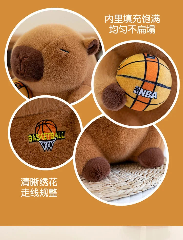 30-50CM Kapibala Capybara Plush Toy Internet Celebrity Capybara Jun Doll Ugly Cute Doll Guinea Pig Doll Boys Girls Toys & Gifts