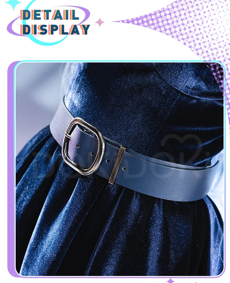 IN STOCK Mizi Cosplay Costume Anime Cosplay【S-3XL】Alien Stage DokiDoki-R Stage Costume Mizi Dress Cosplay Tattoo Plus Size