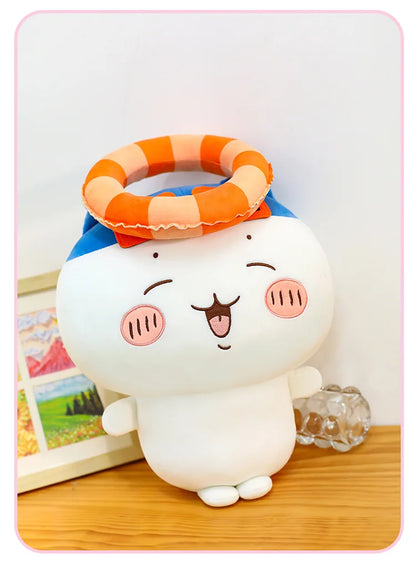 25/35/45cm Big Size Chiikawa Cartoon Anime Plush Stuffed Doll Hachiware Room Decoration Plushies Pillow Ornaments Holiday Gift