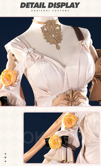 IN STOCK Aglaea Cosplay Costume Game Honkai: Star Rail【XS-3XL】DokiDoki-N HSR Women Halloween Dress Amphoreus Aglaea Plus Size