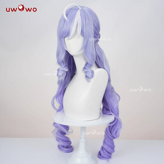 UWOWO Vivian Wig Game Zenless Zone Zero ZZZ Vivian Cosplay Wig Purple Hair Long Hair Halloween Wig