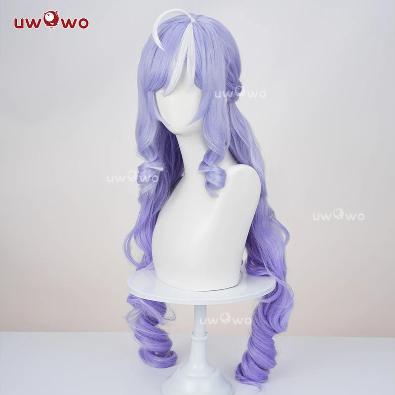 UWOWO Vivian Wig Game Zenless Zone Zero ZZZ Vivian Cosplay Wig Purple Hair Long Hair Halloween Wig