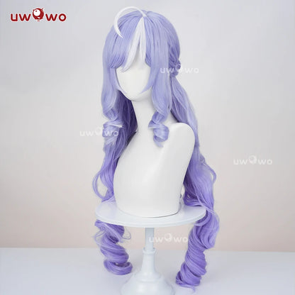 UWOWO Vivian Wig Game Zenless Zone Zero ZZZ Vivian Cosplay Wig Purple Hair Long Hair Halloween Wig