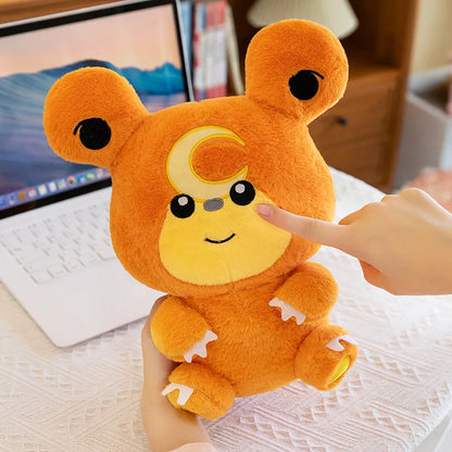 30/80cm Large Teddiursa Pokemon Plush Toys Anime Doll Cute Pillow Cartoon Giant Pokémon Plushie Stuffed Gift for Kids Christmas