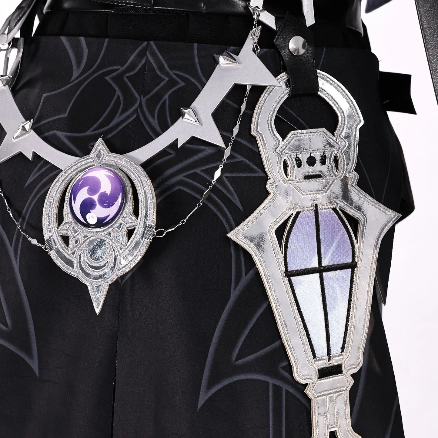 Kyryll Chudomirovich Flins Cosplay Costume Wig Genshin Impact Uniform Cloak Halloween Party for Women Men Role Play Outfit Props