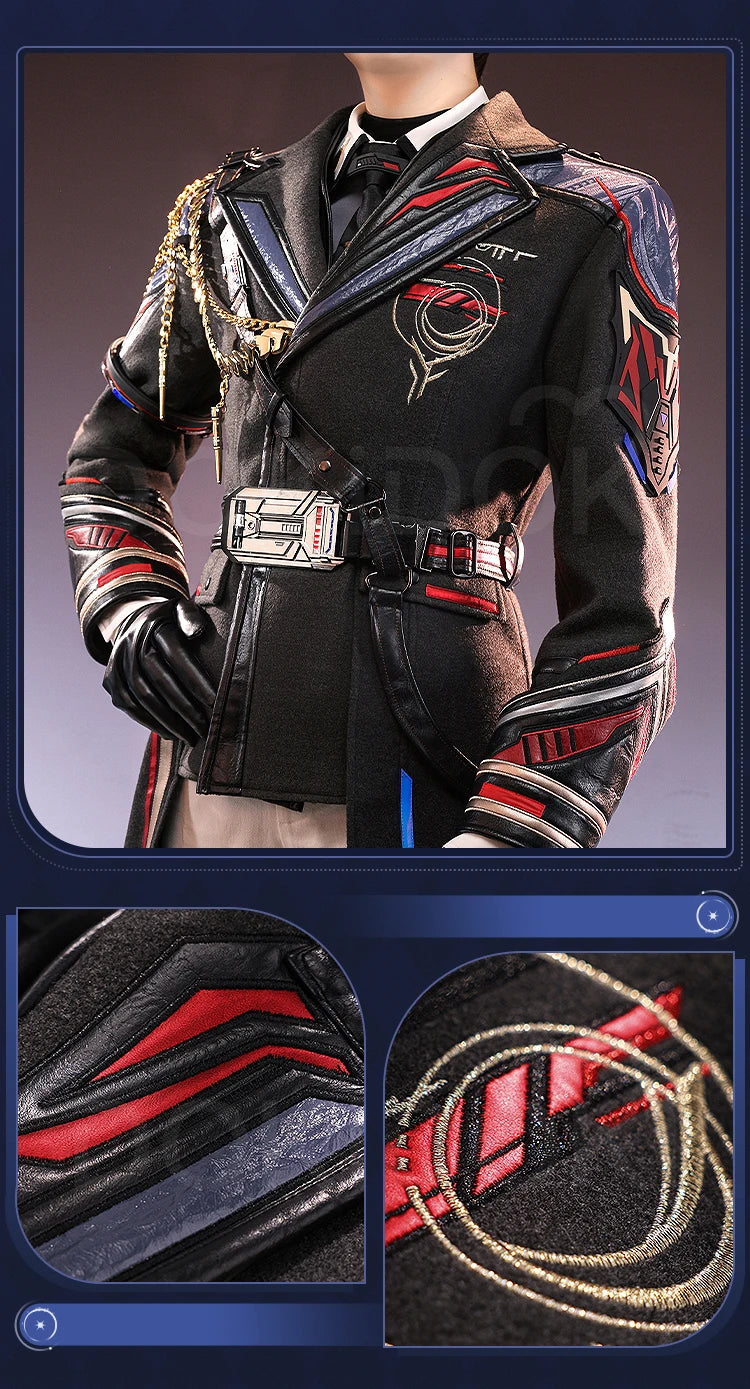 IN STOCK Caleb Cloudsreach Strategy Cosplay Costume Game Love and Deepspace DokiDoki-SR Men Xia Yizhou Caleb Cosplay Halloween