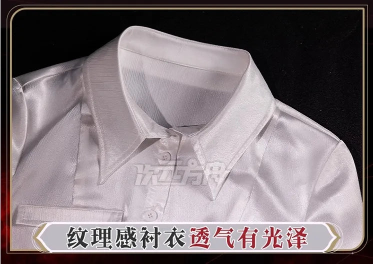 iCoser Wuthering Waves Zani Cosplay Costume Wig Uniform Headwear Tail Earrings Rinascita Halloween Party for Women Carnival Prop