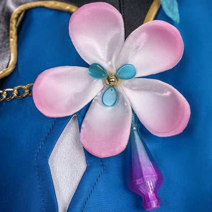 Honkai Star Rail Cerydra Cosplay Costume Wig Dress Uniform Crown Wings Headwear Halloween Party for Women Girls Carnival iCoser