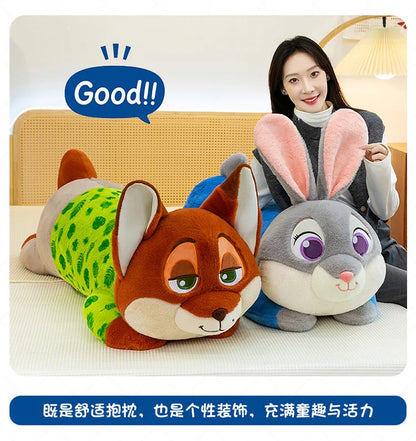 85/105/125cm Super Big Size Judy Hopps Zootopia Anime Plush Stuffed Doll Kawaii Nick Wilde Plushies Children Pillow Holiday Gift