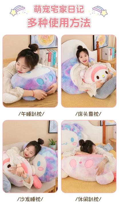 New Sanrio Plush Kuromi Plush Toys Kawaii Cute Cartoon Plush Toys Lovely Anime Pillow Stuffed Doll Kids Girl Toy Birthday Gift