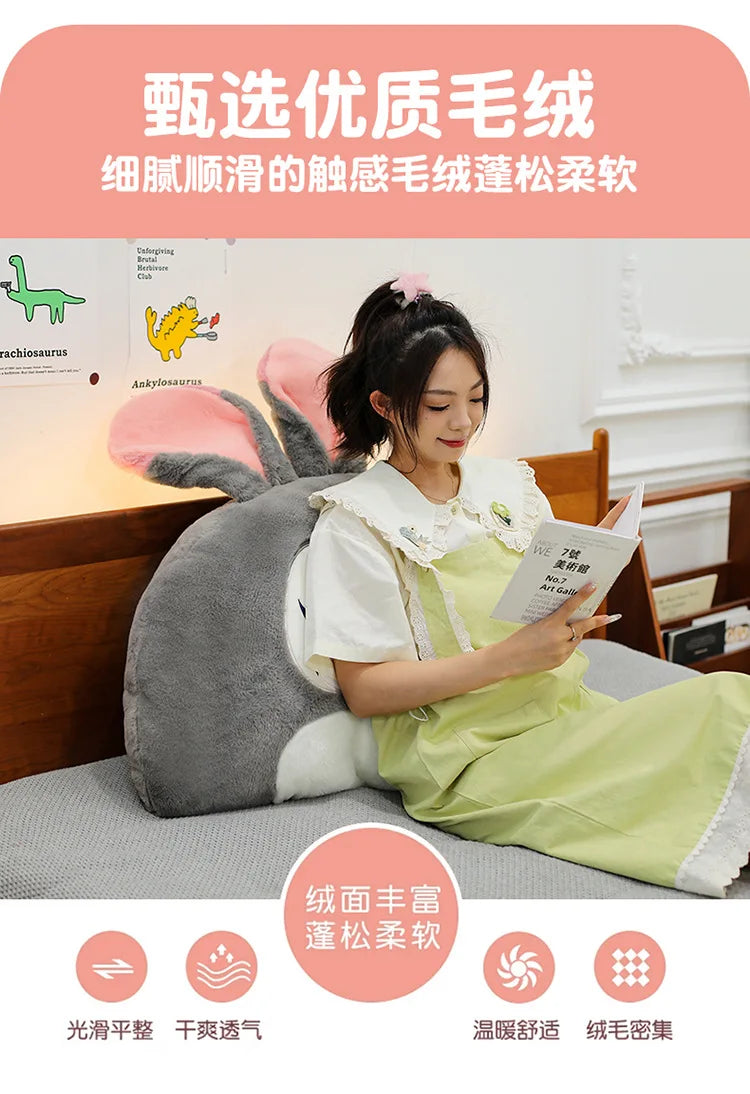 90x50cm Big Size Judith Laverne Hopps Anime Plush Stuffed Doll Zoo Tropolis Room Decorated Plushies Children Pillow Holiday Gift