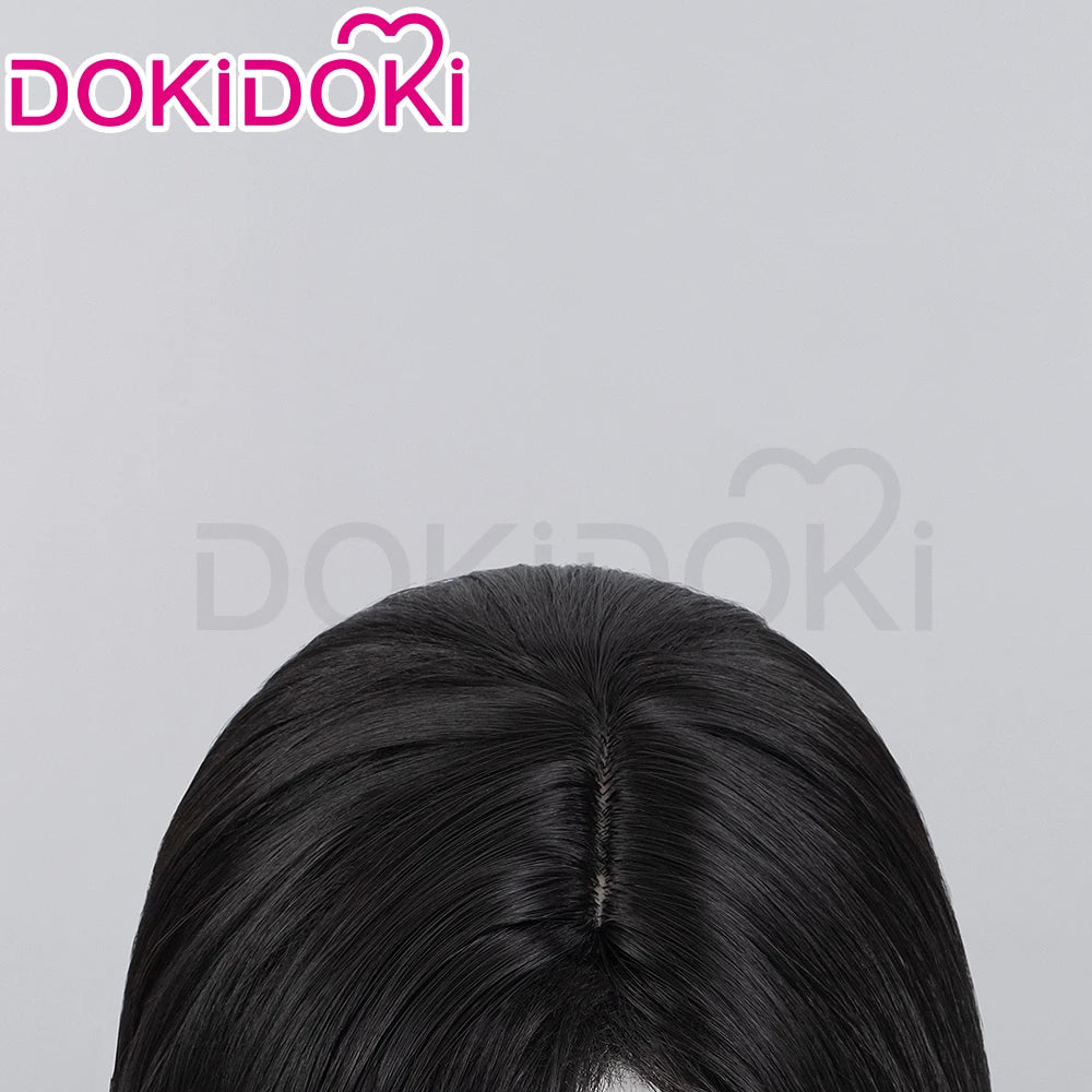 IN STOCK Tifa Lockhart Venat Wig Game FF Cosplay DokiDoki Long Black Hair Tifa Venat Cosplay Ear Clips ReMark