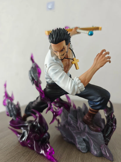 23cm One Piece Dracule Mihawk Figures Mi Hawk Anime Figure Action Figure Pvc Model Statue Collection Decoration Toys Gift Doll