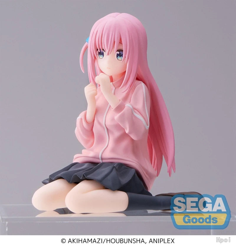 8cm Bocchi the Rock Hitori Gotoh Anime Figure Kawaii Sitting Melancholy Girl Action Figures PVC Adult Collection Model Doll Toys
