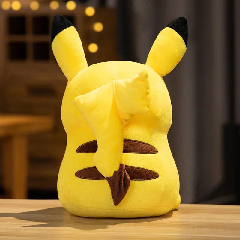 Cartoon Pikachu Plush Toy Lovely Peluche Stuffed Anime Pikachu Doll Kawaii Room Decor Soft Sofa Cushion Pillow Birthday Gifts