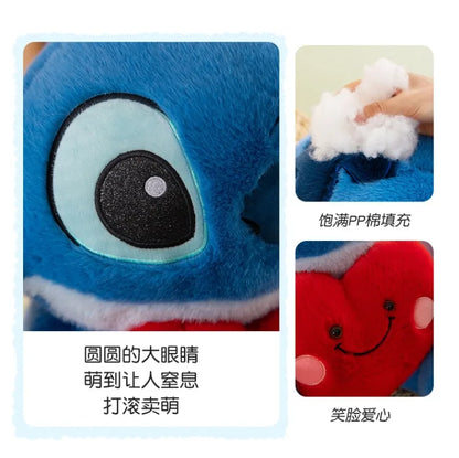 35/50/60cm Big Size Stitch Disney Anime Plush Stuffed Doll Cartoon Plush Doll Room Decoration Children's Pillow Holiday Gift