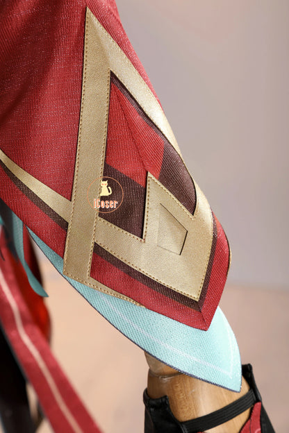 Genshin Impact Alice Cosplay Costume Wig Dress Uniform Headwear Carnival Halloween Party Women Girls Holiday Role Play Outfit