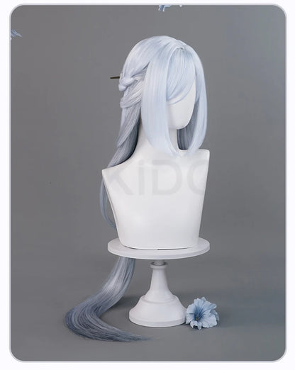IN STOCK Frostflower Dew Shenhe Wig Game Genshin Impact Cosplay Wig DokiDoki Shen He Cosplay Lantern Rite New Skin Wig Free Cap