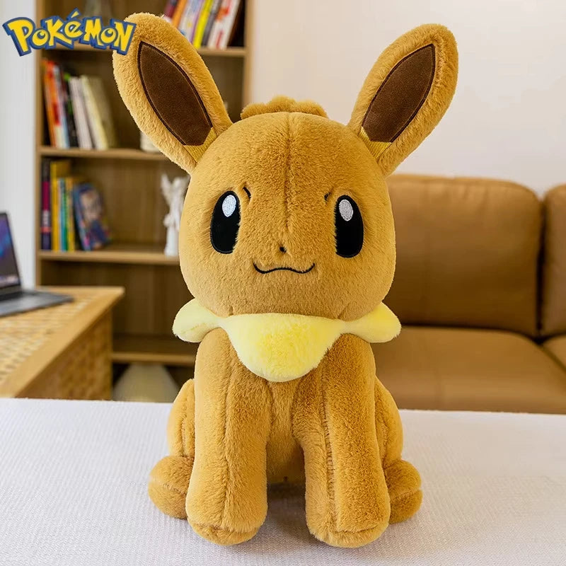 40/50/70CM Big Size Pokémon Eeveelutions Plushies Anime Stuffed Toy Cartoon Comfortable Soft Doll Ornament Bolster Gift for Kid