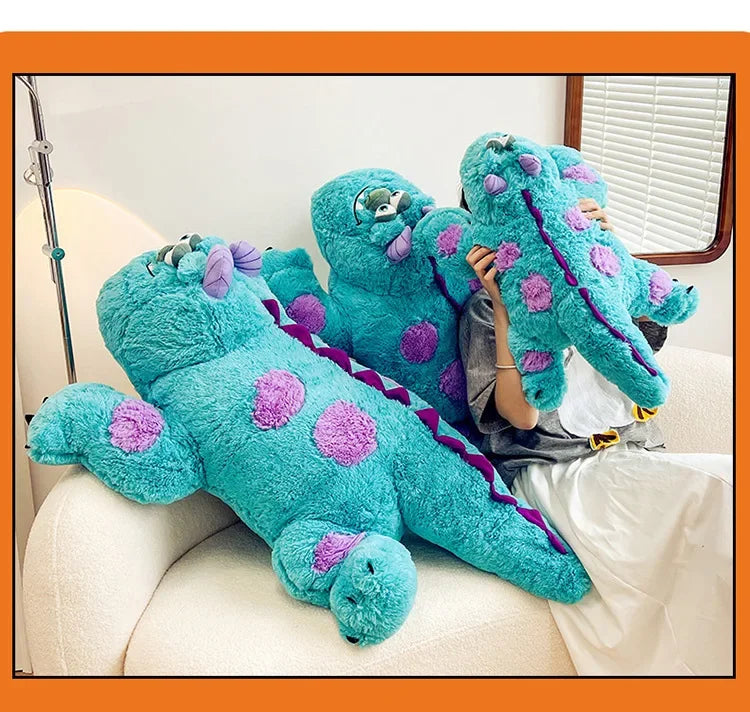 130cm Big Size Disney James P. Sullivan Cartoon Anime Plush Stuffed Doll Room Plushies Pillow Ornaments Children's Holiday Gifts