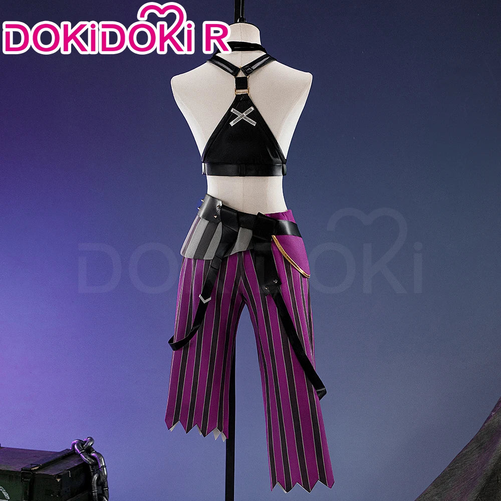 IN STOCK Jinxx Cosplay Costume Game【XS-3XL】DokiDoki-R Women Costume Jinxx Cosplay Plus Size