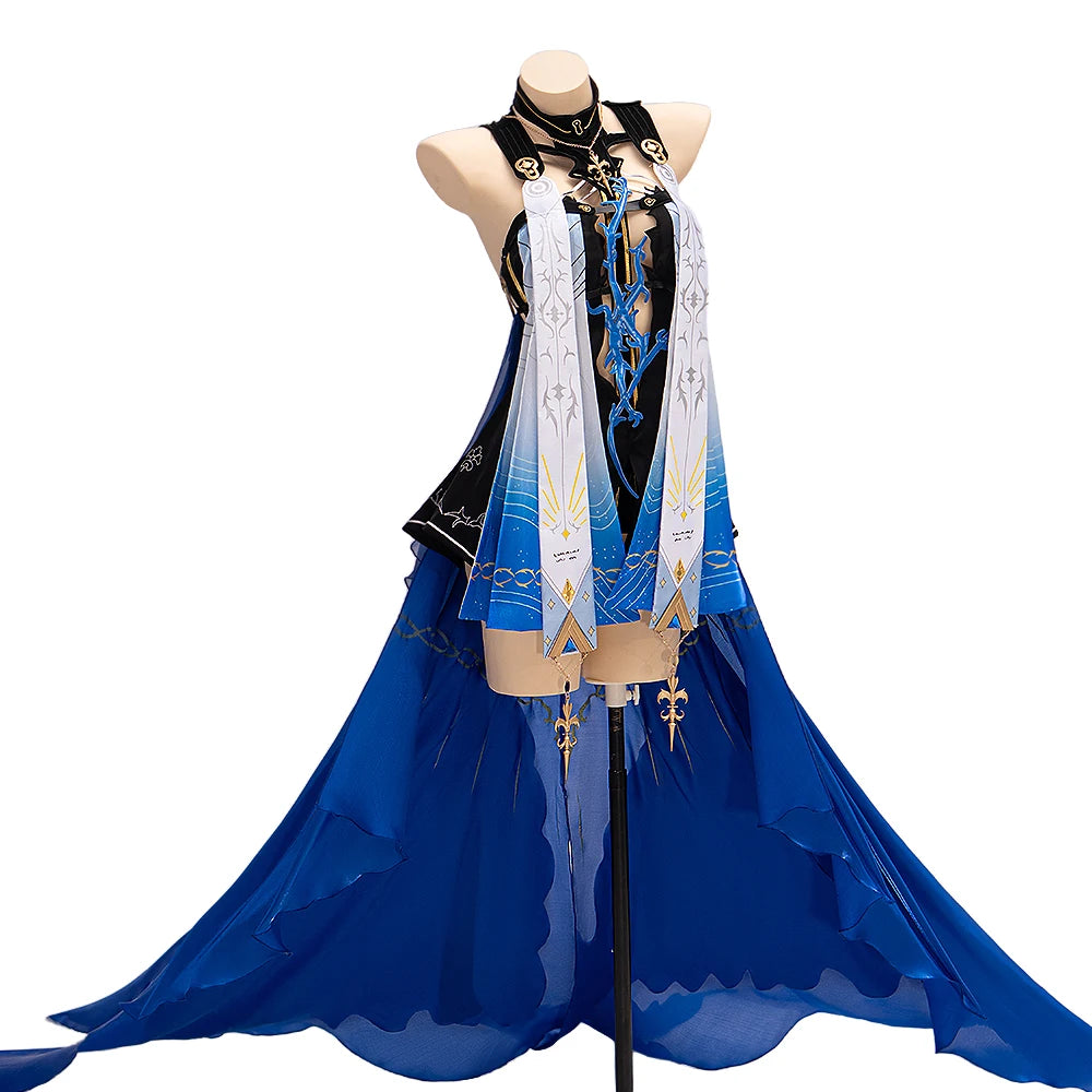 Fleurdelys Cartethyia Cosplay Costume Game Wuthering Waves【XS-3XL】DokiDoki-N Fleurdelis Dress Ears Plus Size