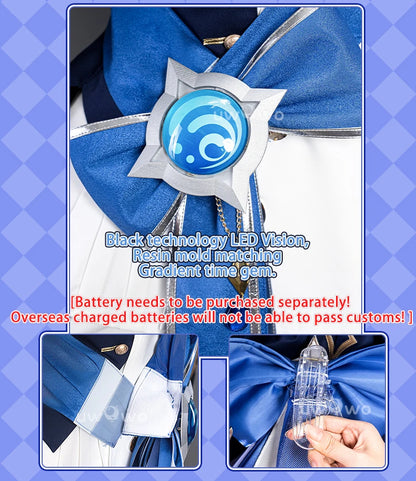 LAST BATCH UWOWO Furina Cosplay Costume GAME Genshin Impact Furina Focalors Hydro Archon Fontaine Rococo Furina Cospaly Outfit