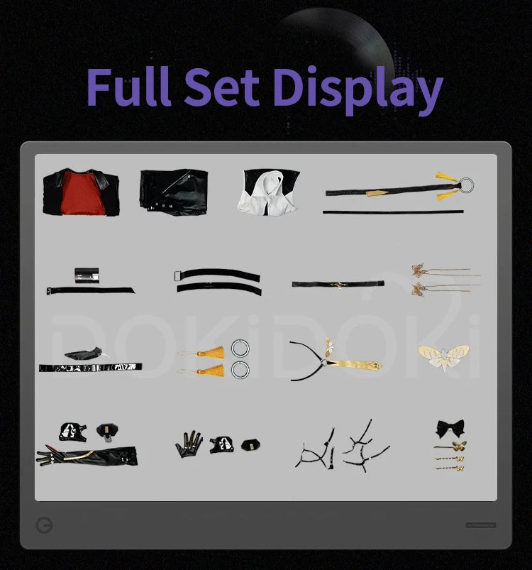 IN STOCK Evelyn Cosplay Costume Game Zenless Zone Zero【S-2XL】DokiDoki-R ZZZ Women Costume Evelyn Chevalier Plus Size