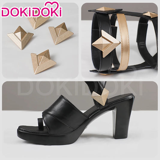 Captain Capitano Citlali Ororon Shoes Game Genshin Impact DokiDoki Men Women Capitano Cosplay Long Boots