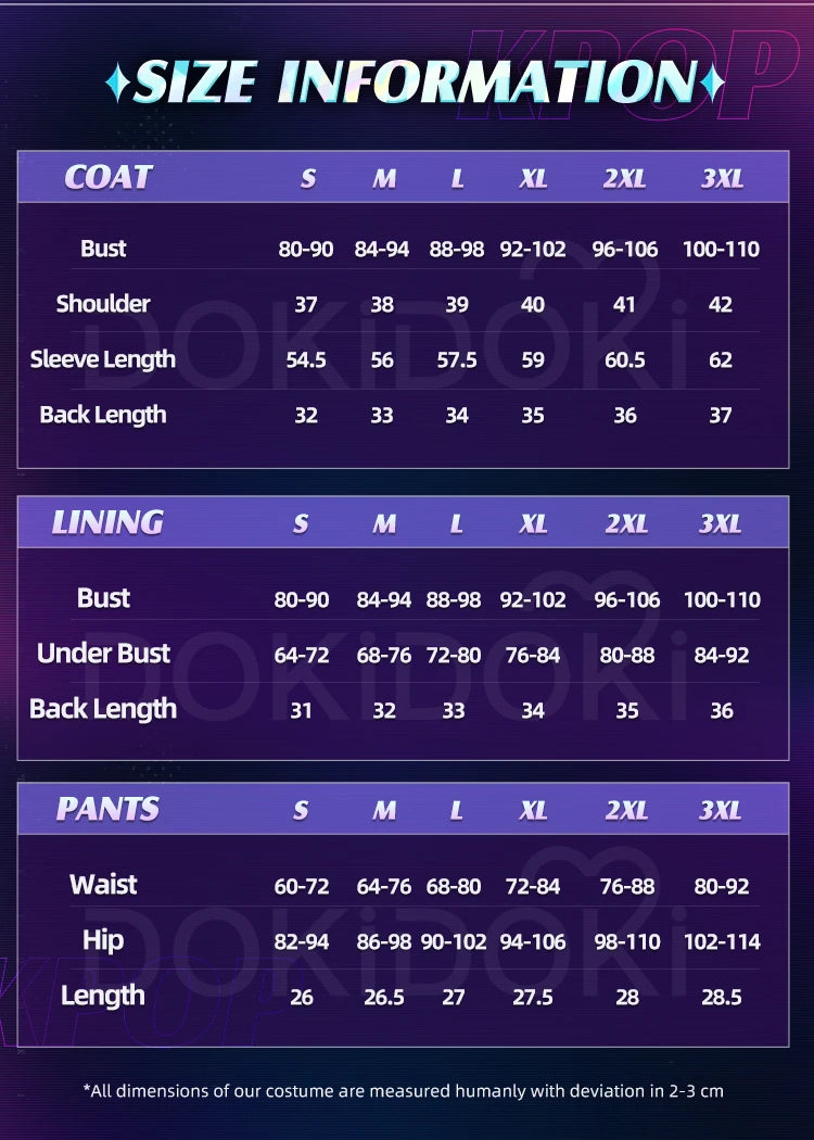 【Last Batch】IN STOCK Rumii Miraa Zoeyy Cosplay Costume【S-3XL】DokiDoki-SR Women Golden Costume Rumii Cosplay Suit Plus Size