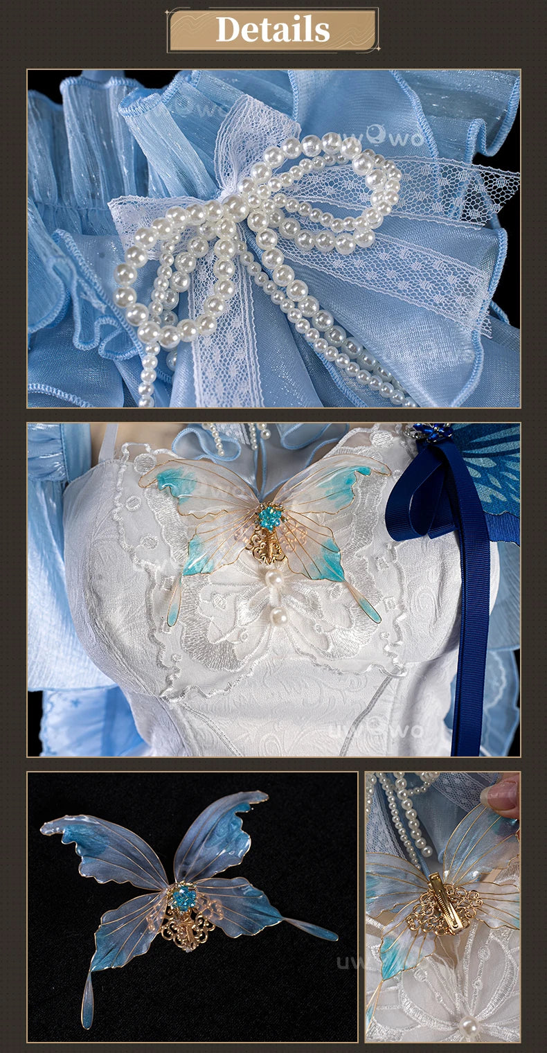 IN STOCK UWOWO Shorekeeper Cosplay Game Wuthering Waves Shorekeeper Dreamtide Fanart Cosplay Costume Halloween Costume