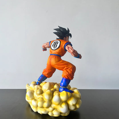 31cm/12.2inch Cloud Goku Figure Dragon Ball Z Super Saiyan Son Goku Action Figures Gk Statue Collection Model Toy Gifts