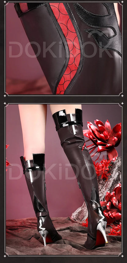 Acheron Cosplay Shoes Game Honkai: Star Rail Cosplay DokiDoki-SR Honkai Female Cosplay Acheron Shoes Boots