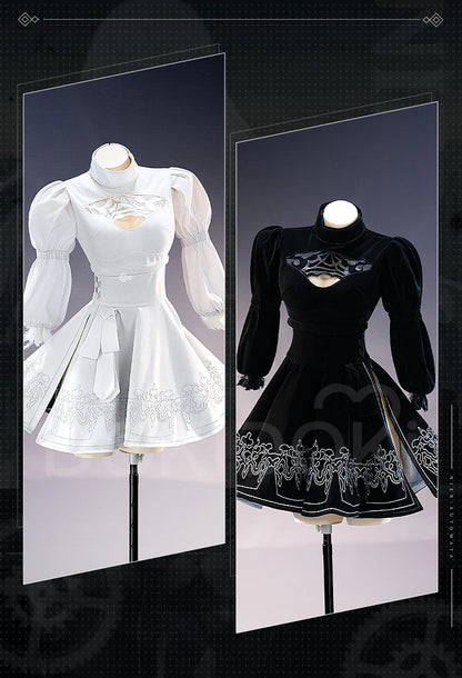 2B/2P Cosplay Costume Game Cosplay DokiDoki-SR Cosplay Female 2P Sexy Dress Costume Two Styles Women Cosplay Halloween