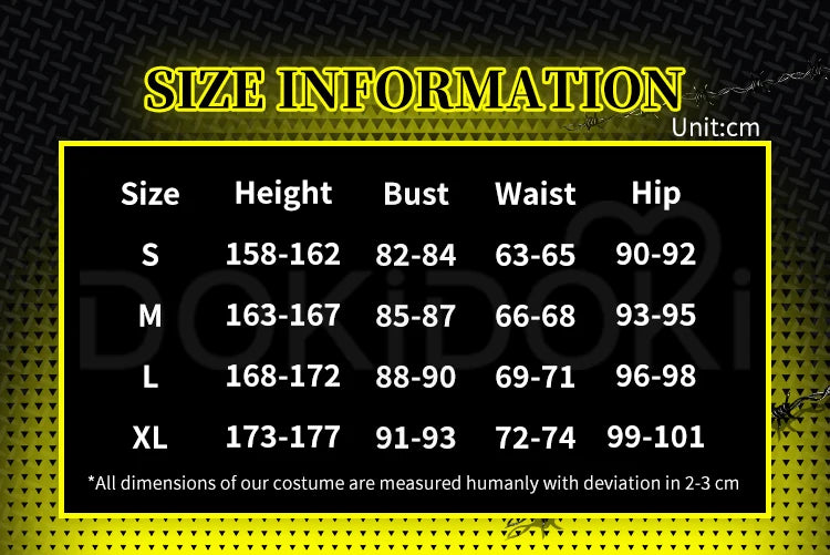 Lenn Cosplay Costume DokiDoki-R Men Black Punk Costume Lenn Cosplay Costume Men Cosplay Black Uniform Male