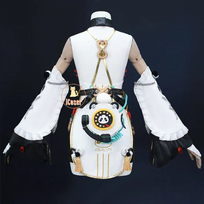 Dialyn Cosplay Costume Wig Zenless Zone Zero Uniform Earrings Headwear Telephone Prop Halloween Party Carnival for Women Girls