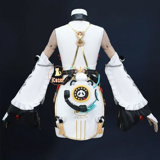 Dialyn Cosplay Costume Wig Zenless Zone Zero Uniform Earrings Headwear Telephone Prop Halloween Party Carnival for Women Girls