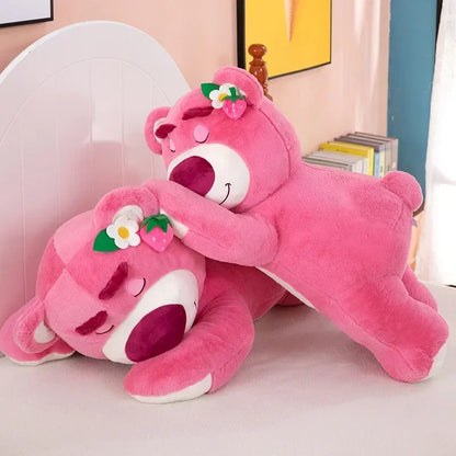 110cm Large Big Size Disney Lotso Kawayi Anime Plush Stuffed Doll Room Decorated with Lovely Pillow Children's Holiday Gifts