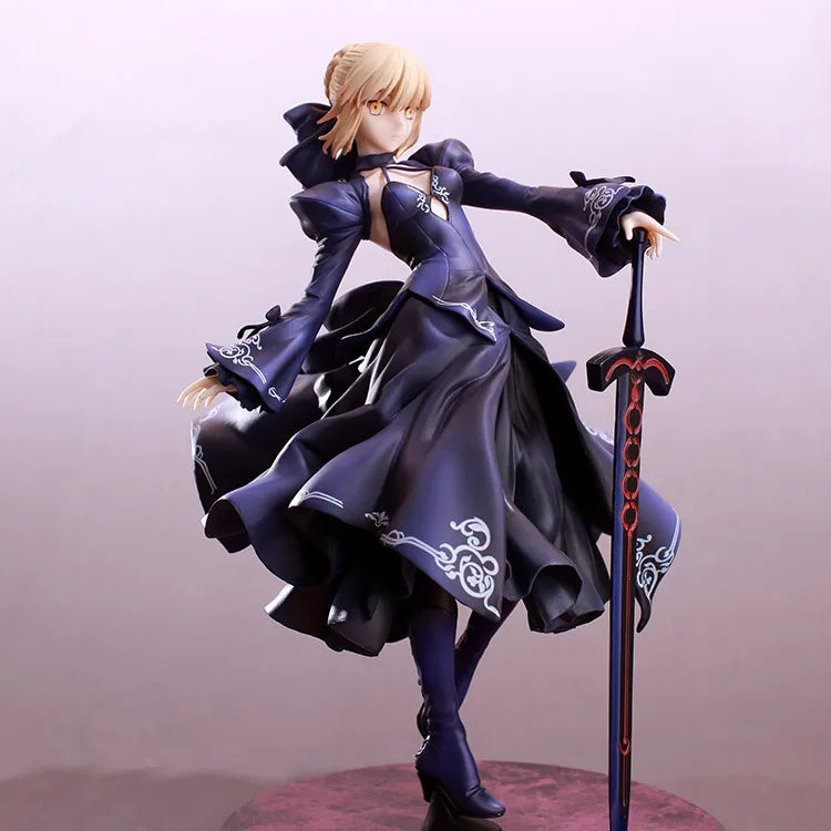 25cm Fate/Stay Night Saber Alter - Pvc Anime Figurine Formal Dress Version Swapable Stylish Room Decoration Desk Ornament Gift