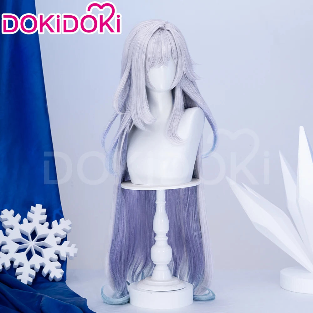 Skirk Cosplay Costume Game Genshin Impact【S-2XL】DokiDoki-SR Skirk Wig Women Halloween Costume Plus Size