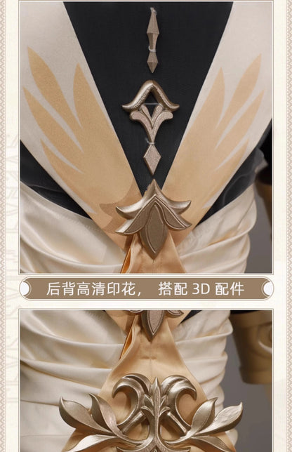 Honkai Star Rail Aglaea Memosprite Cosplay Costume Tailor Dress Summon Amphoreus The Goldweaver Halloween Party for Women Props