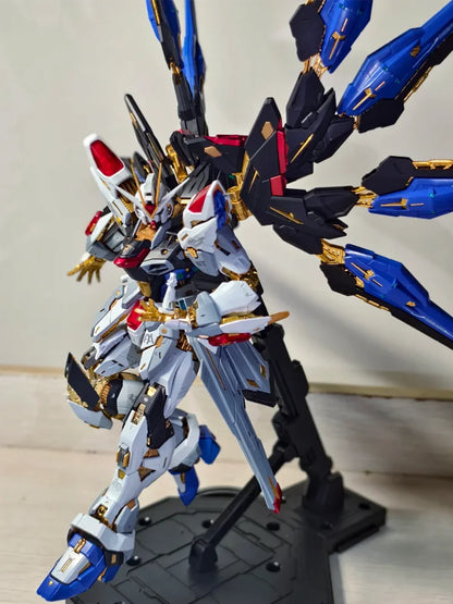 In Stock PIANXIN Strike Freedom MG 1/100 MGEX Action Figure Assembly Model Kit Midnight Coating Model Mecha Toys Kids Gift