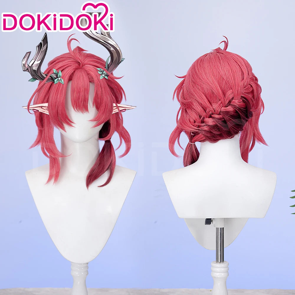 IN STOCK Luuk Hcrsscn Galbrenr Zani Ciaccona Camellya Scar Danjin Youhu Wig Game Wuthering Waves DokiDoki Women Men Wig Free Cap