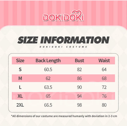 IN STOCK Cloudscape Calm Hunter MC Cosplay Game Love and Deepspace【S-2XL】DokiDoki-N Women White Dress Plus Size